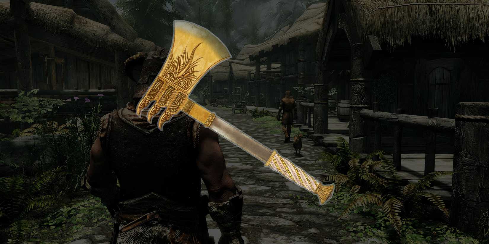 Golden War Axe
