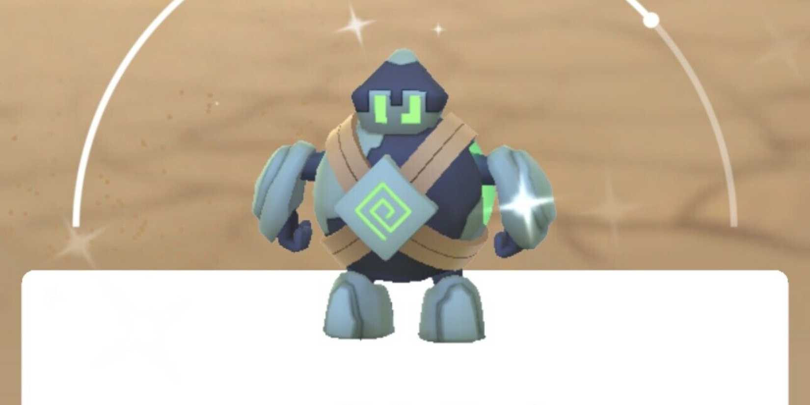 Shiny Golett in Pokemon Go