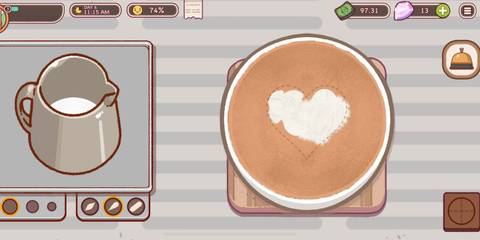 good coffee great coffee heart latte art