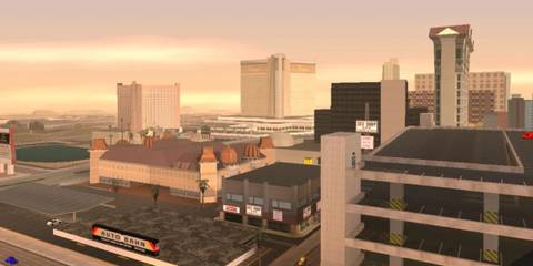 Grand Theft Auto San Andreas Las Venturas from above