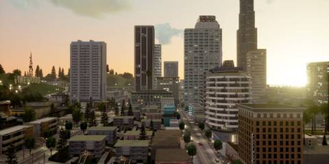 Grand Theft Auto San Andreas Los Santos from above