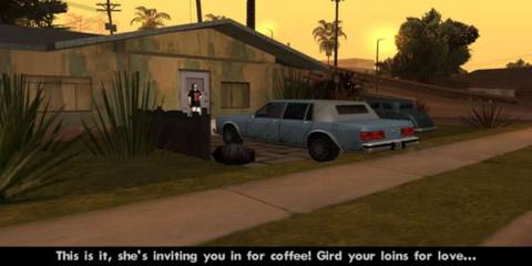 Grand Theft Auto San Andreas successful date with Denise