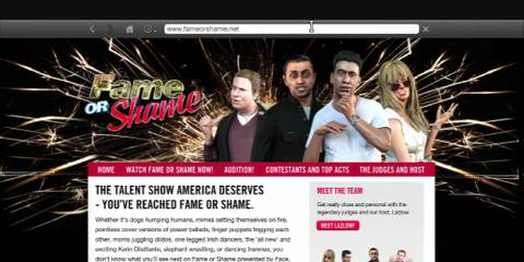 Grand Theft Auto 5 Fame or Shame website