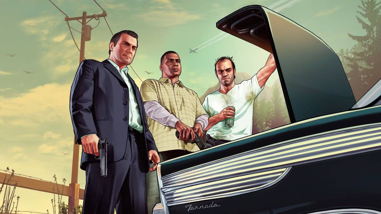 Grand Theft Auto 5 mod removed. 