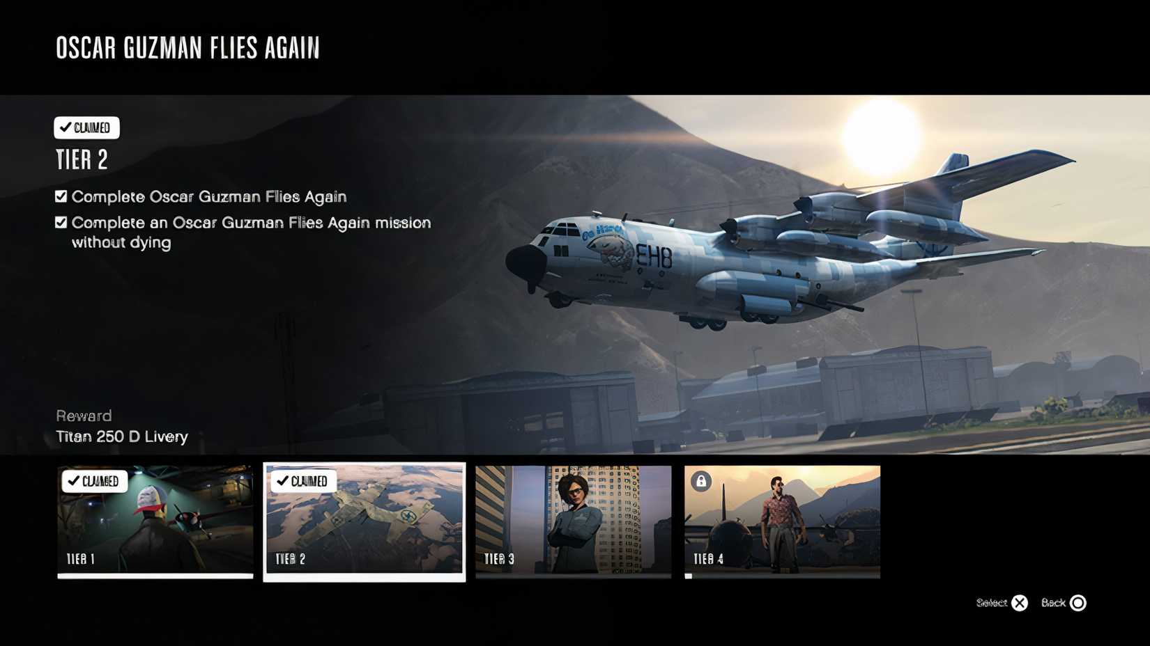 gta online oscar guzman career progress rewards 