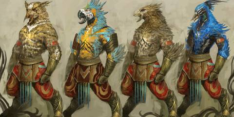 guild wars 2 tengu concept art