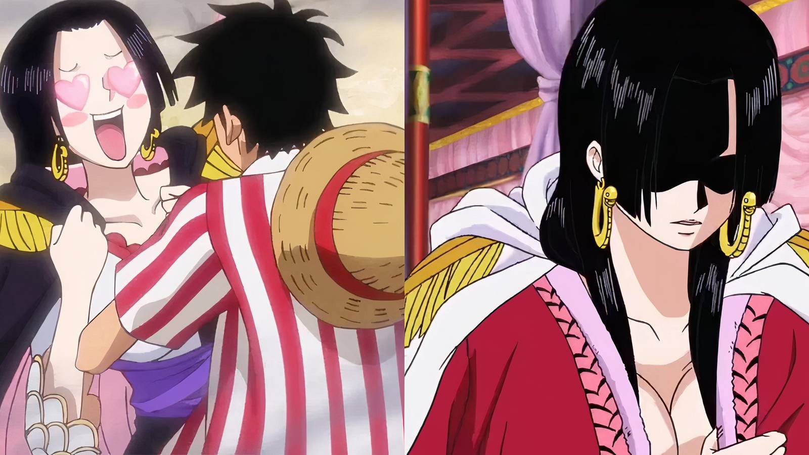 Hancock Luffy One Piece