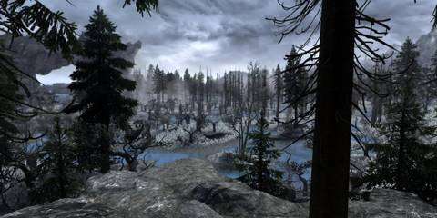 Happy Little Trees nexus mod for skyrim