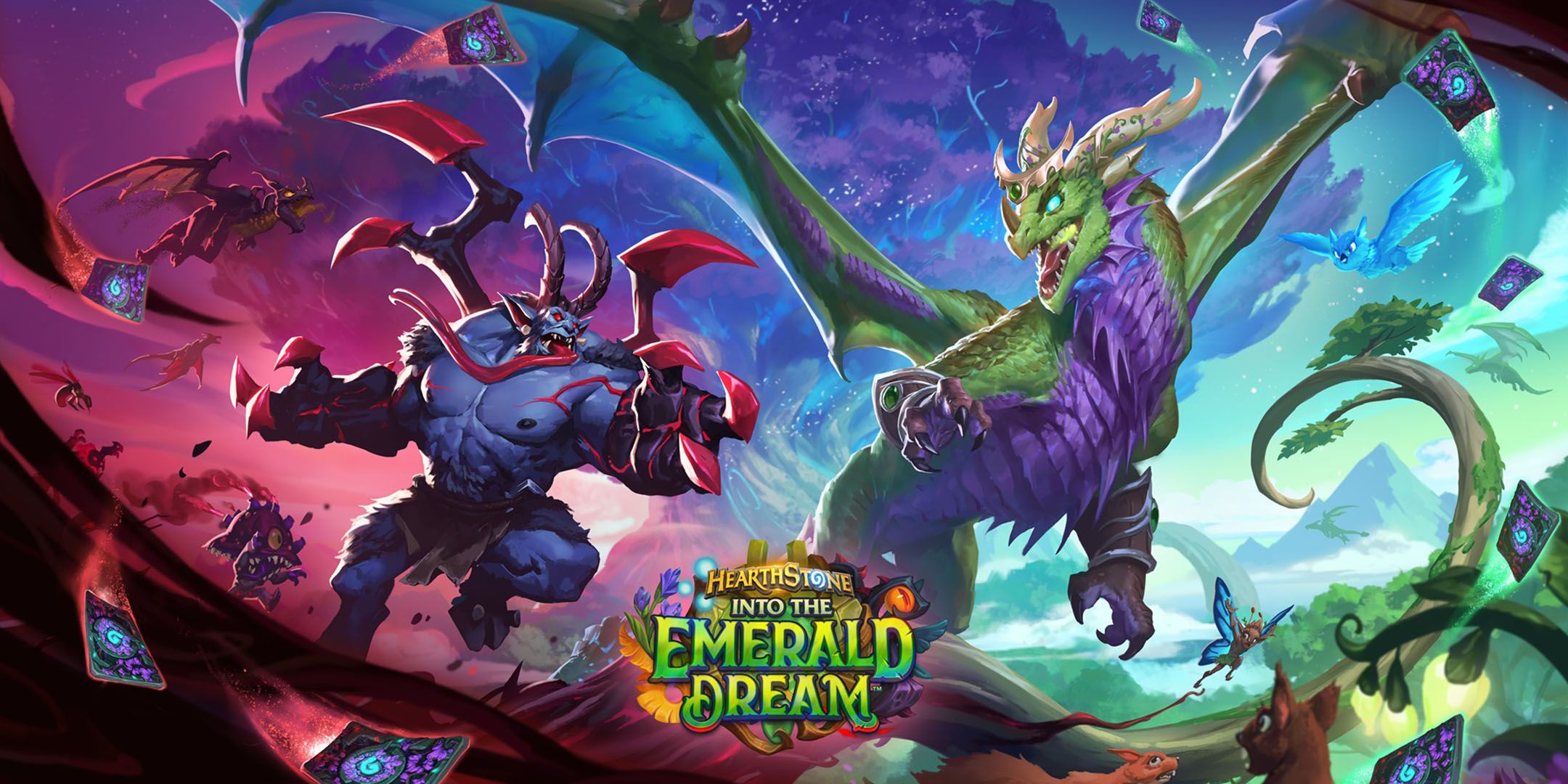 hearthstone into the emerald dream key art