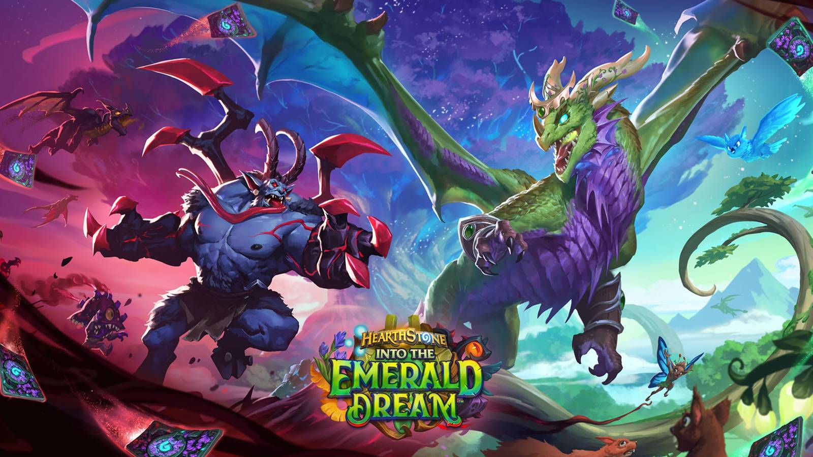 hearthstone into the emerald dream key art