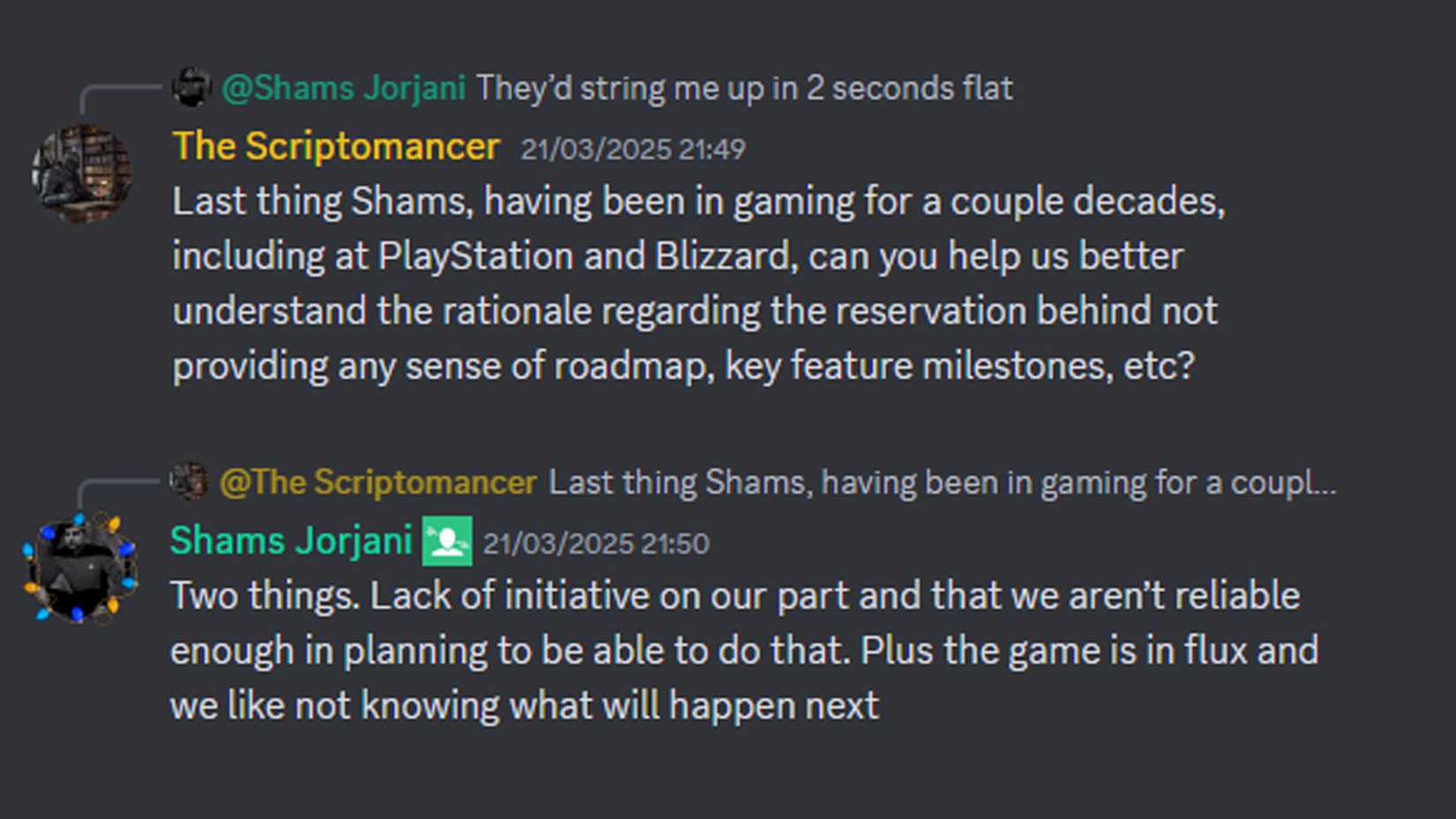 Helldivers 2 CEO Roadmap Response