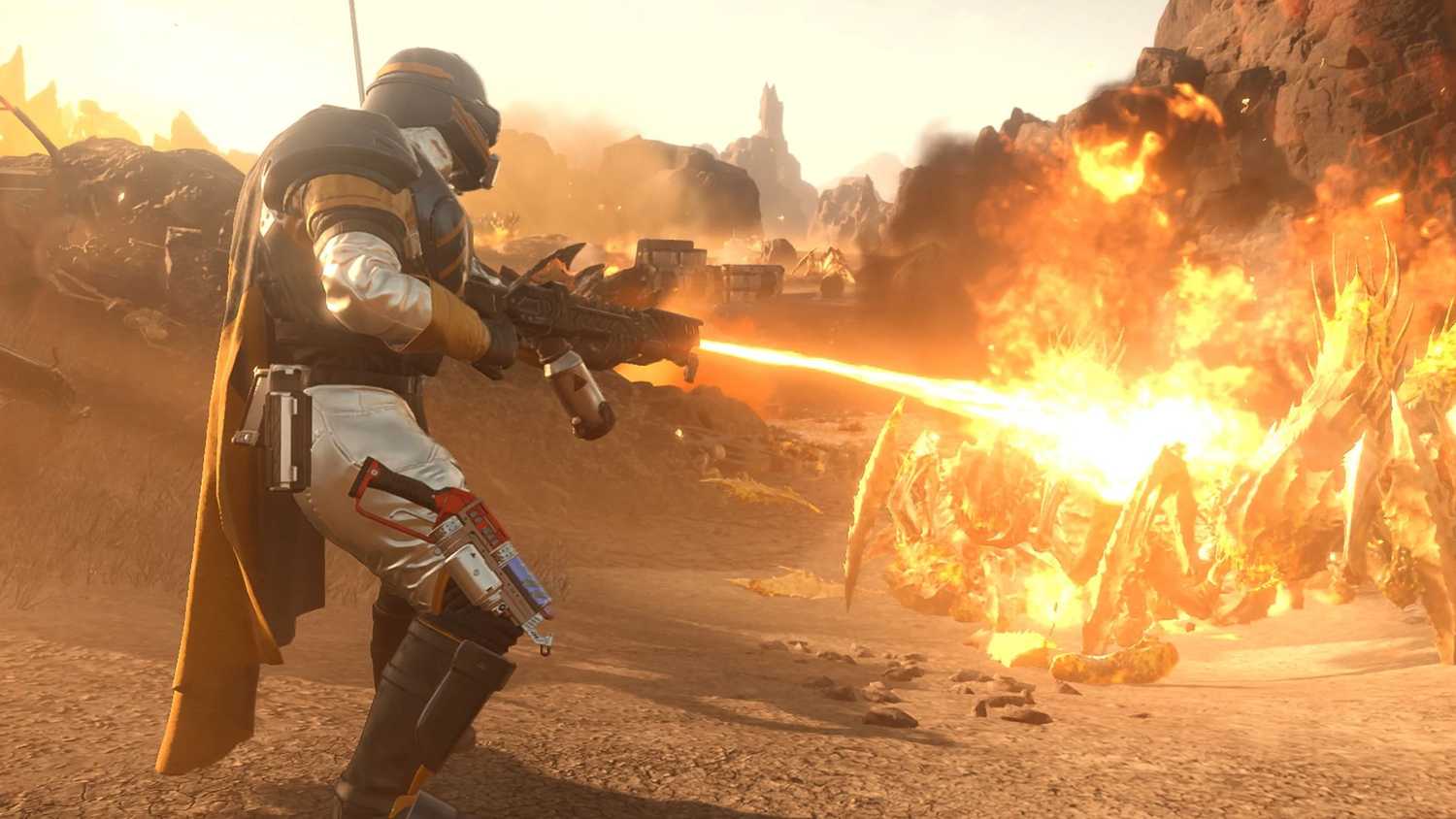 ピクセルアート フレームスロワー ピクセルアートで表現されたHelldivers 2のフレームスロワー