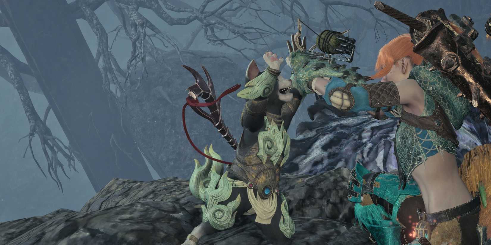 High Fiving your Palico in Monster Hunter Wilds