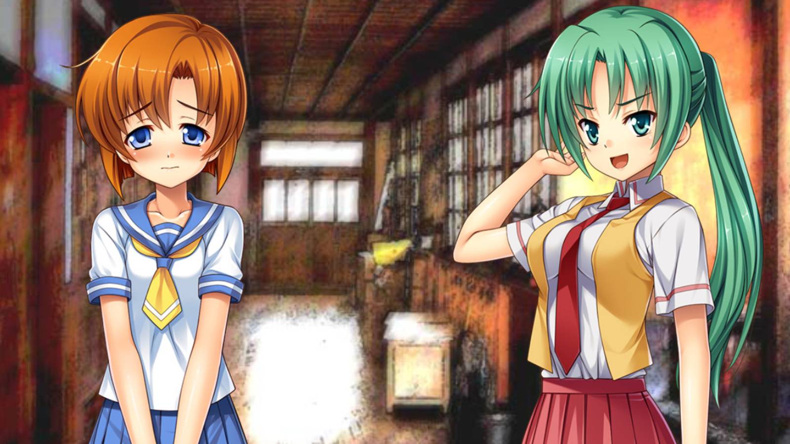 Higurashi When They Cry Rena and Mion
