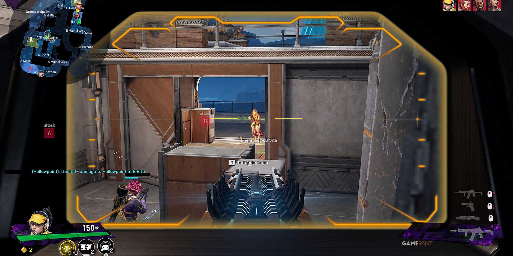 Hollowpoint's Meteora Skill in FragPunk