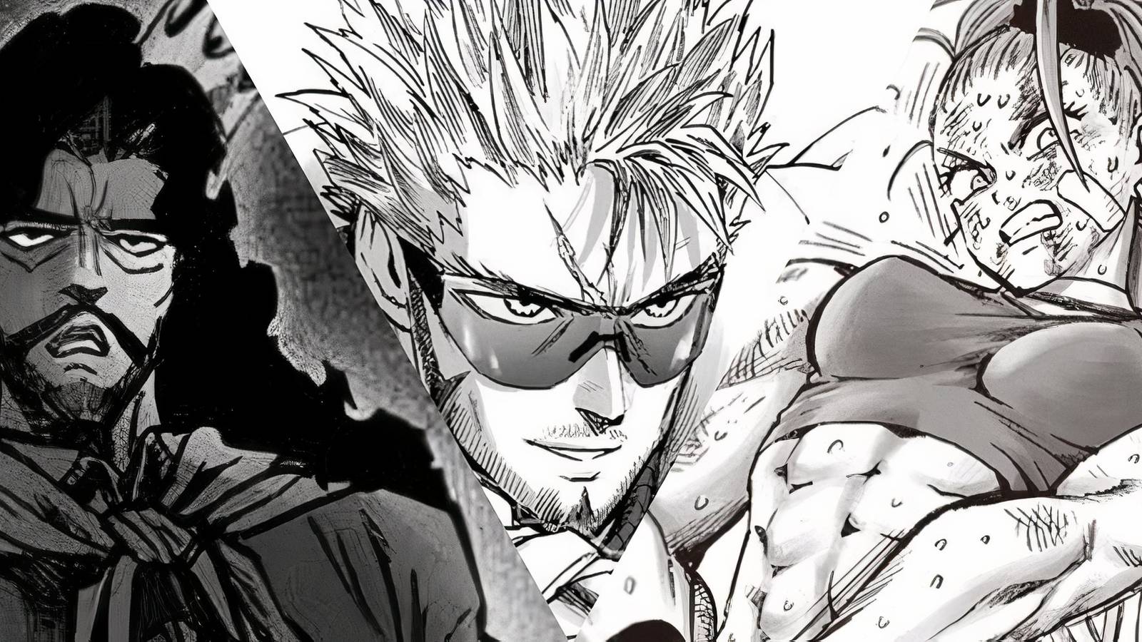 Homeless Emperor (Left) Blast (Middle) Mizuki (Left) New Characters Debuting In One-Punch Man Anime Season 3