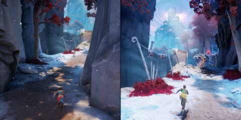 Hopes of Spring Walkthrough Split Fiction Halls of Ice Start