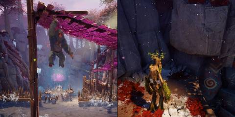 Hopes of Spring Walkthrough Split Fiction Silly Monkeys Reaching over the River