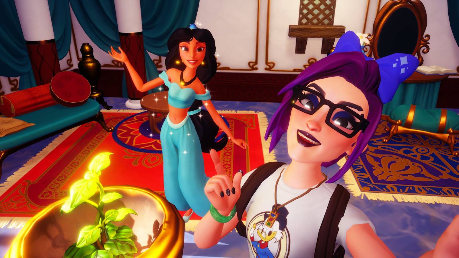 How to complete The Enchanted Flower in Disney Dreamlight Valley (Jasmine Level 2 Friendship Quest)