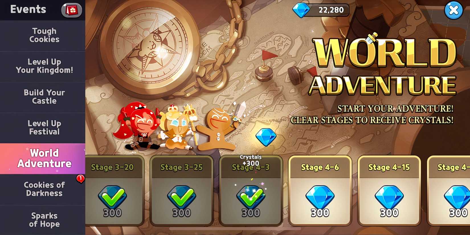 how to get crystals in cookie run kingdom