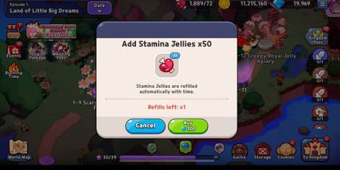 how to get more stamina jellies in cookie run kingdom