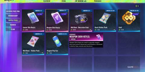 how to get Weapon Skin Keys in FragPunk