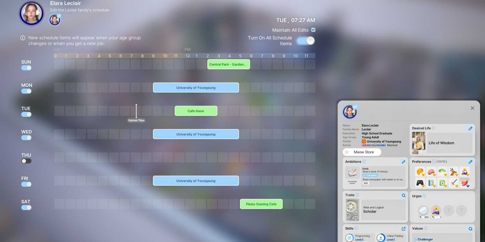 How To Go To University in InZOI