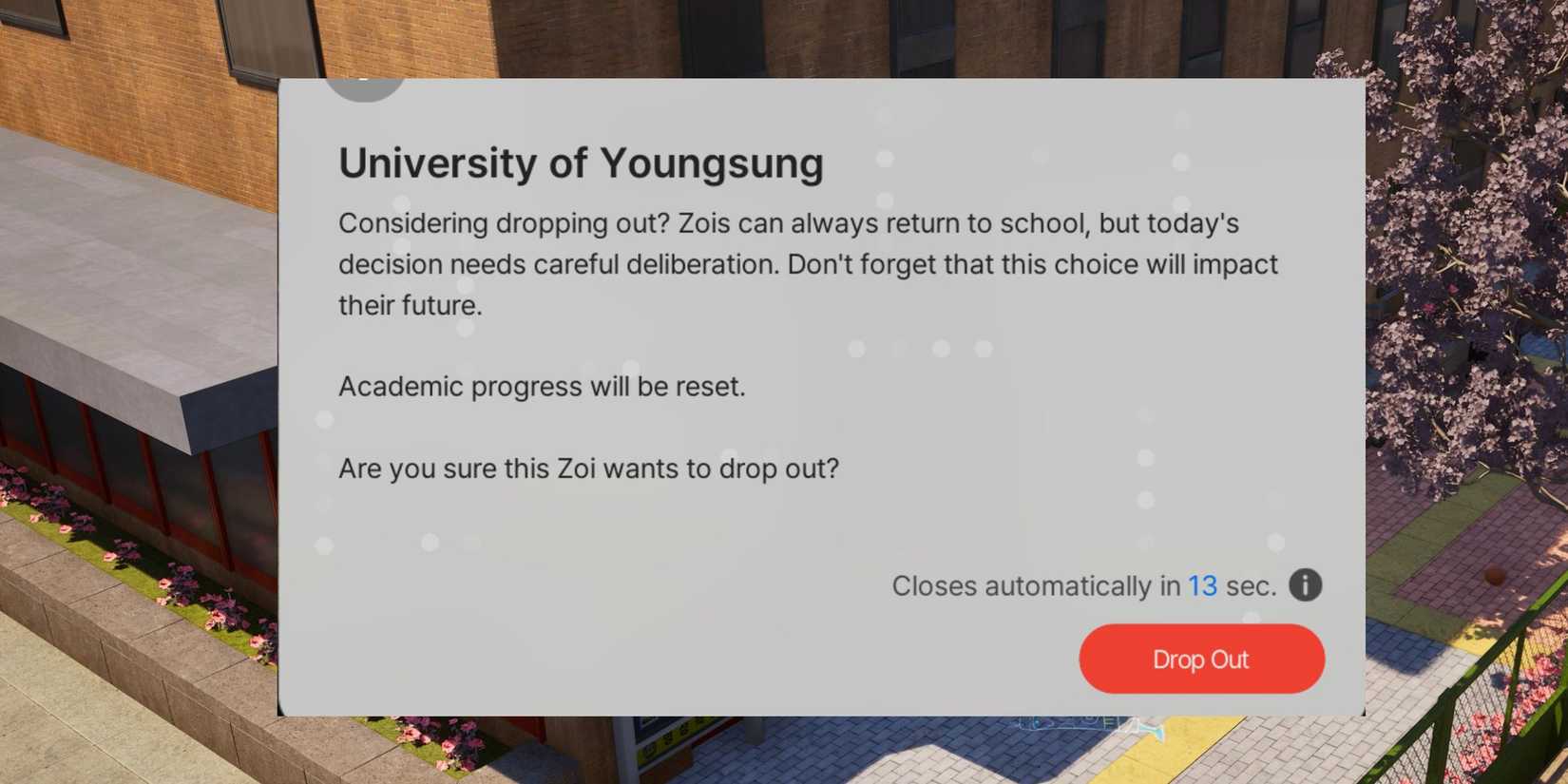 How To Graduate or Drop Out of University in InZOI