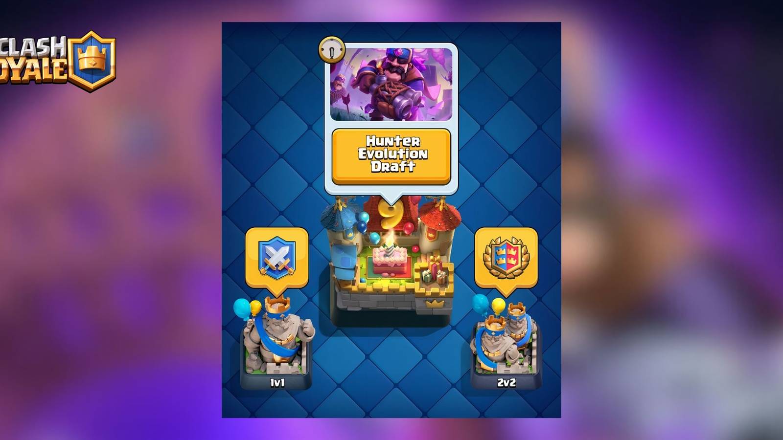 how to play hunter evolution draft event in clash royale