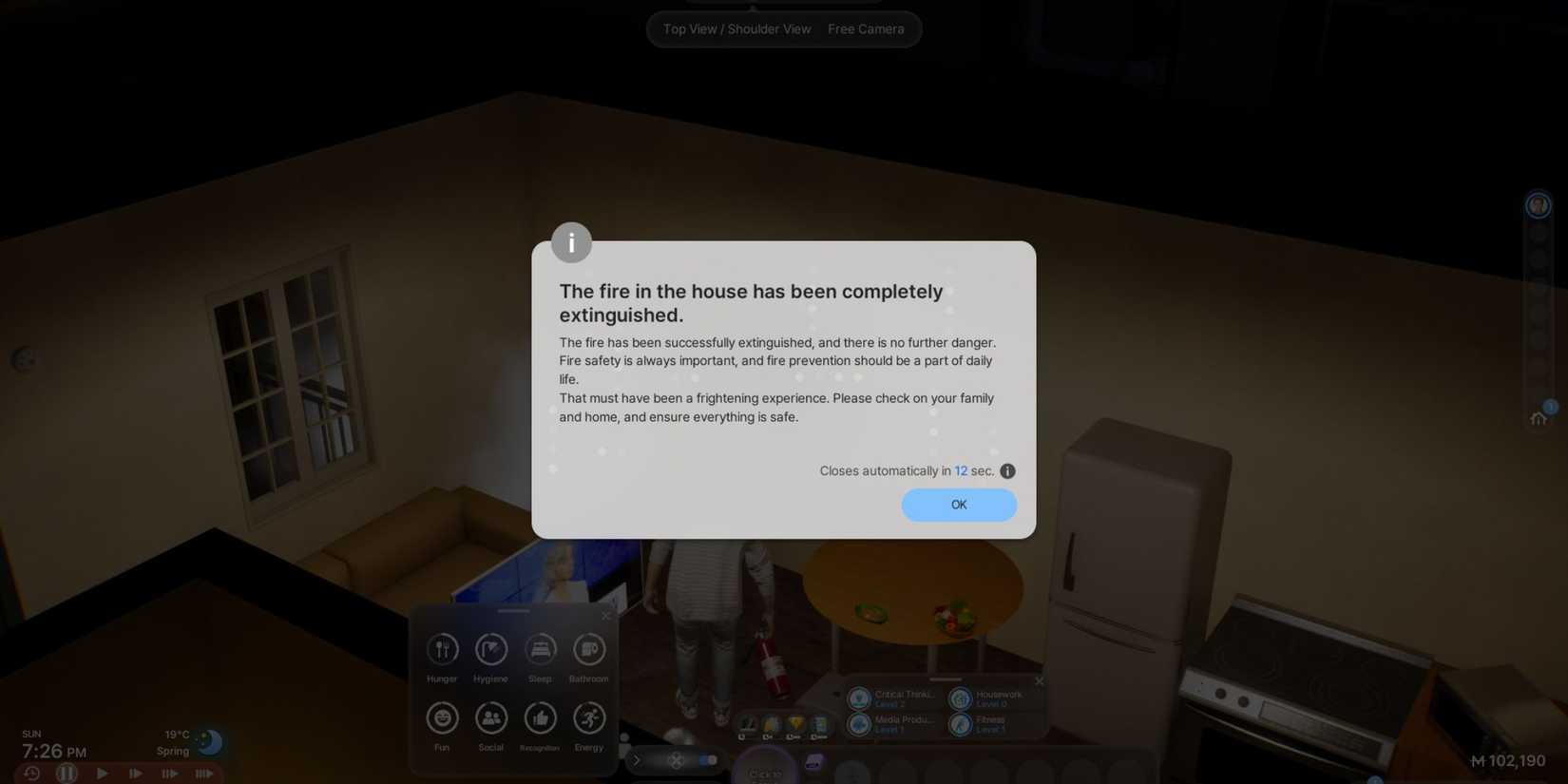 how to put out fire inzoi