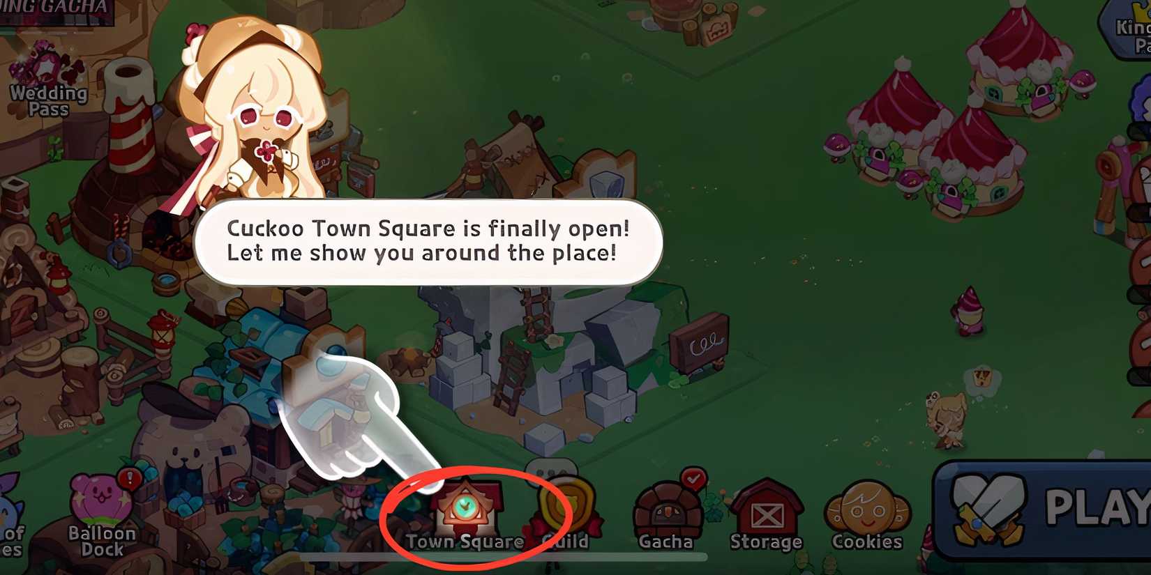 how to unlock town square in cookie run kingdom 