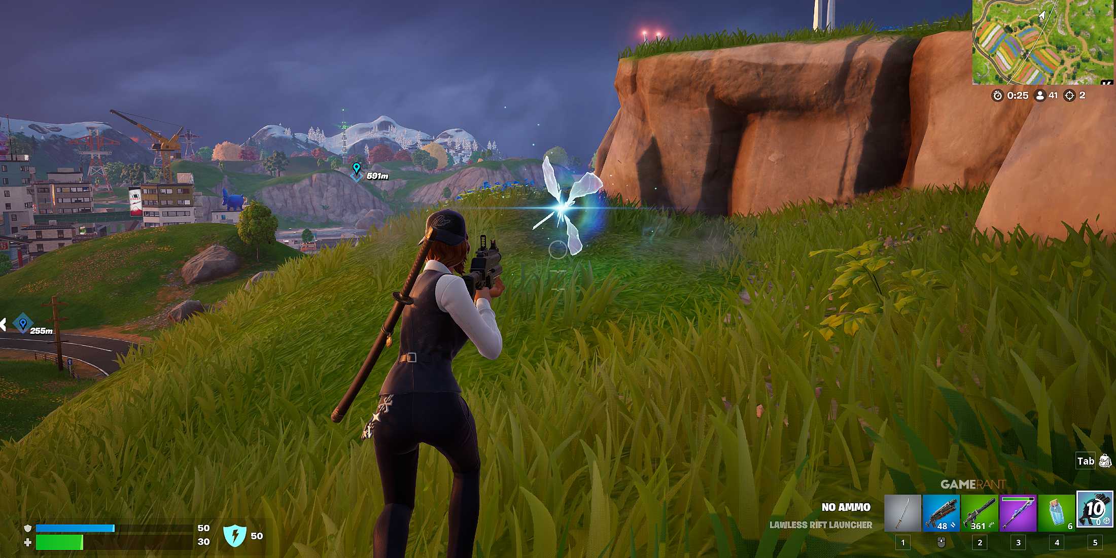 Fortnite Rift Weapon How To Get The Lawless Rift Launcher Exotic in Fortnite