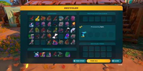 how to use the Recycler in LEGO Fortnite Odyssey - 2