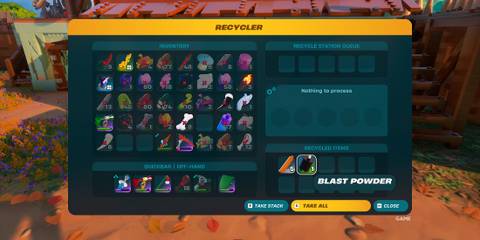 how to use the Recycler in LEGO Fortnite Odyssey - 3