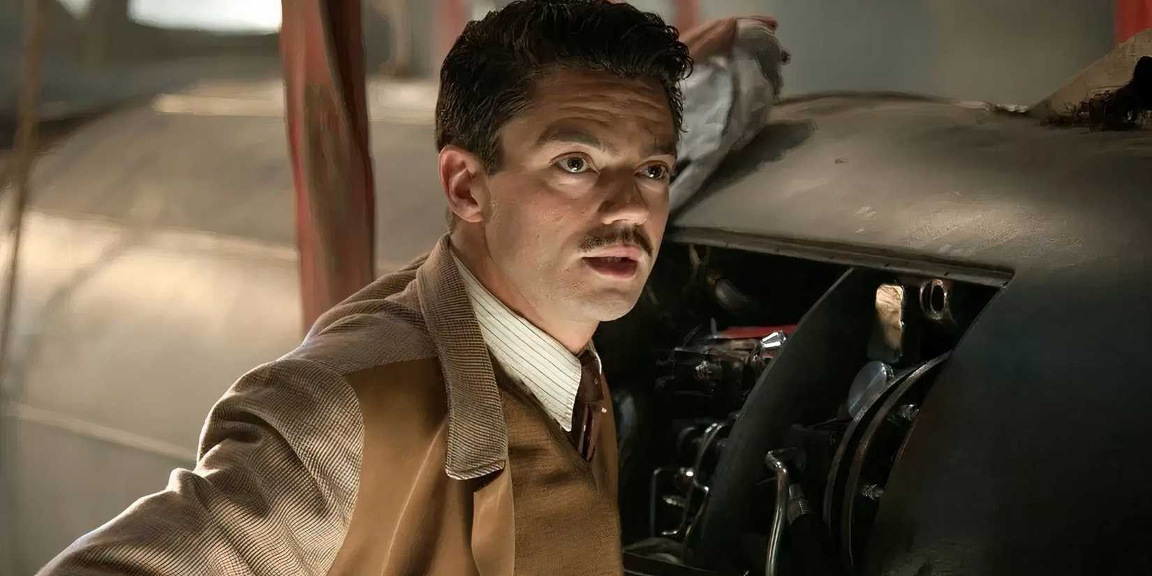 dominic cooper as howard stark in captain carter