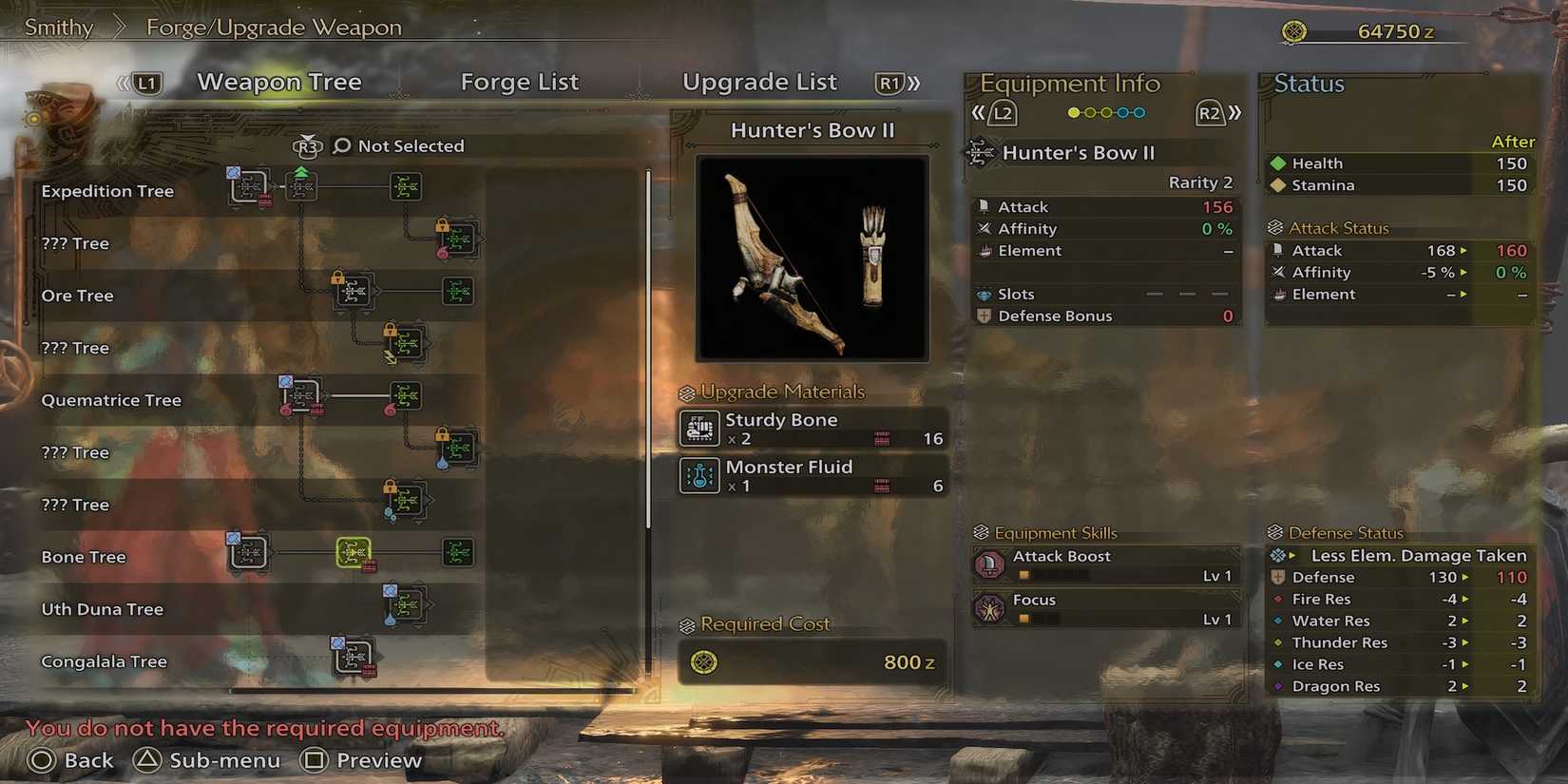 Hunter’s Bow 2 bow in Monster Hunter Wilds