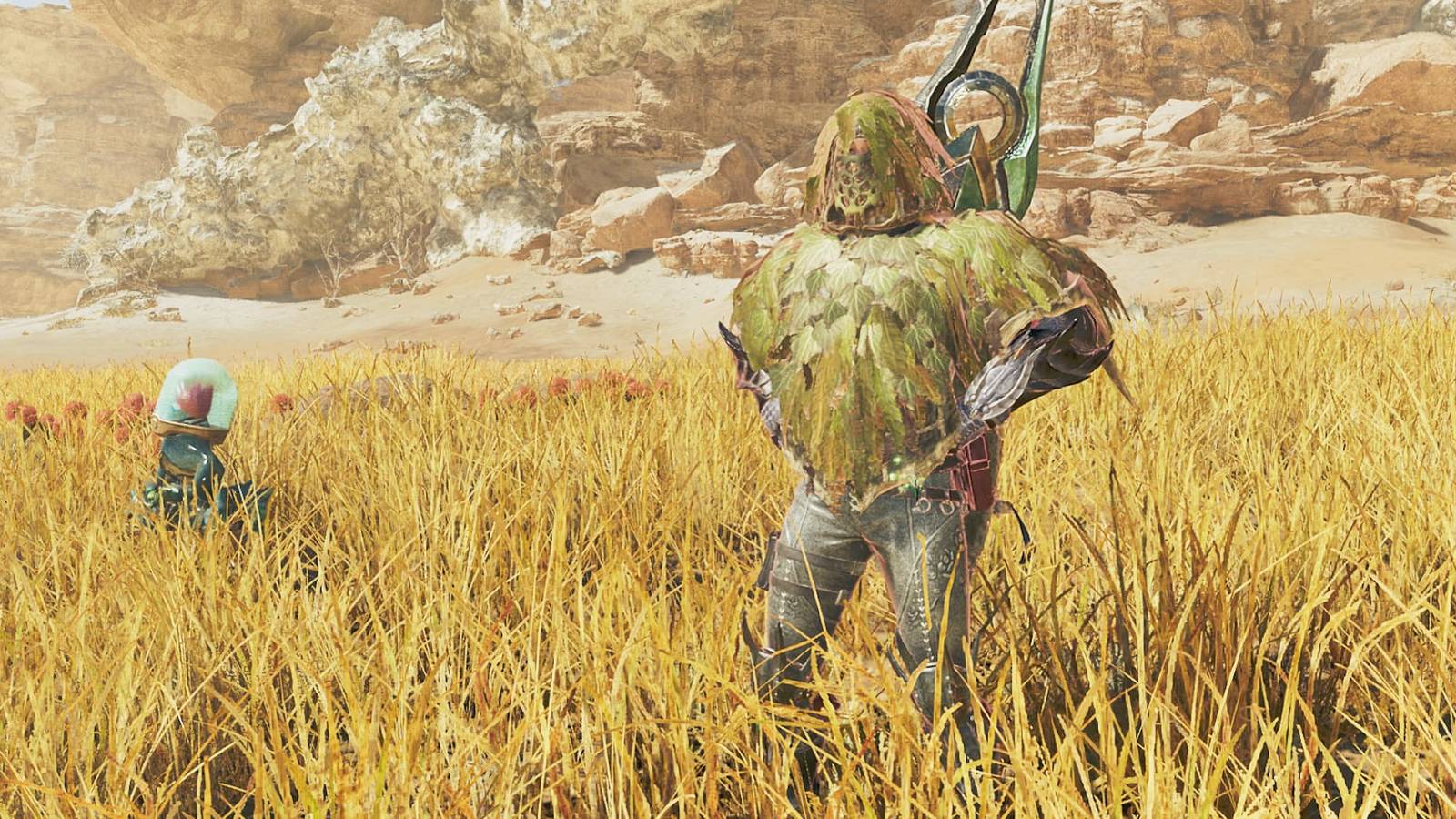 MH Wilds Ghillie Mantle