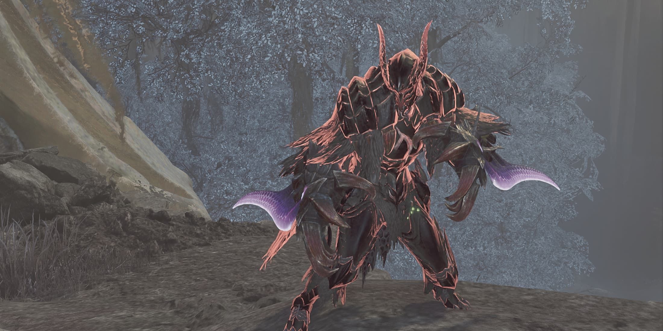 MH Wilds Gore Magala Armor with Dual blades