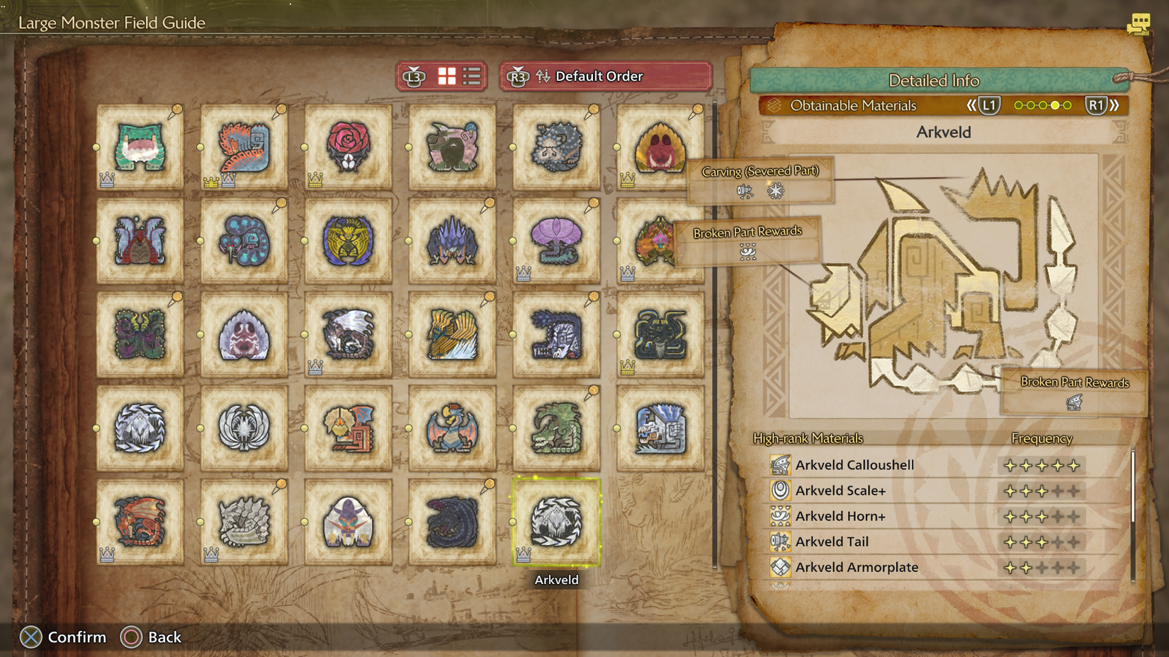 MH Wilds Arkveld Rewards Table