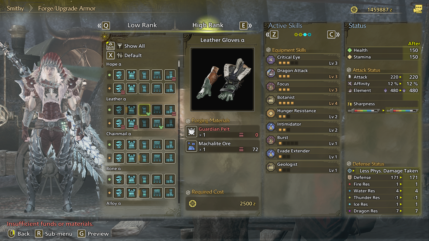 MH Wilds High Rank Gathering set