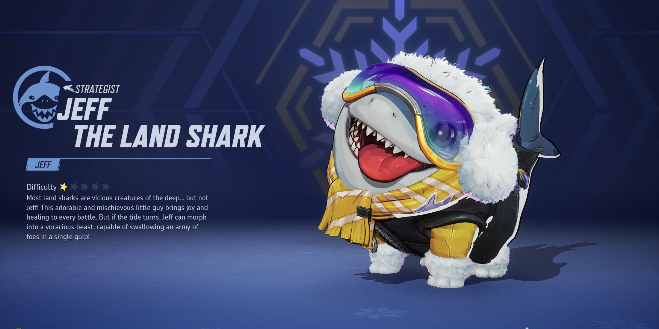 An image of Jeff The Land Shark from Marvel Rivals