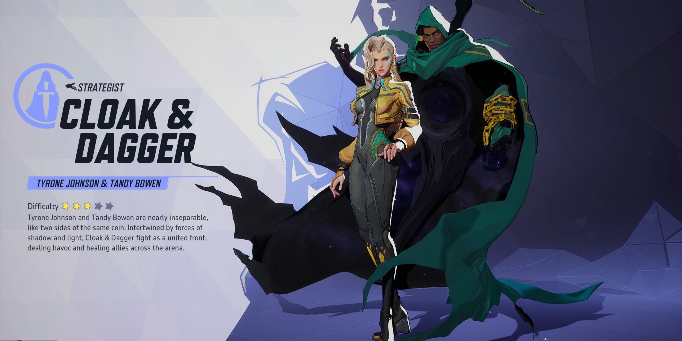 An image of Cloak and Dagger from Marvel Rivals