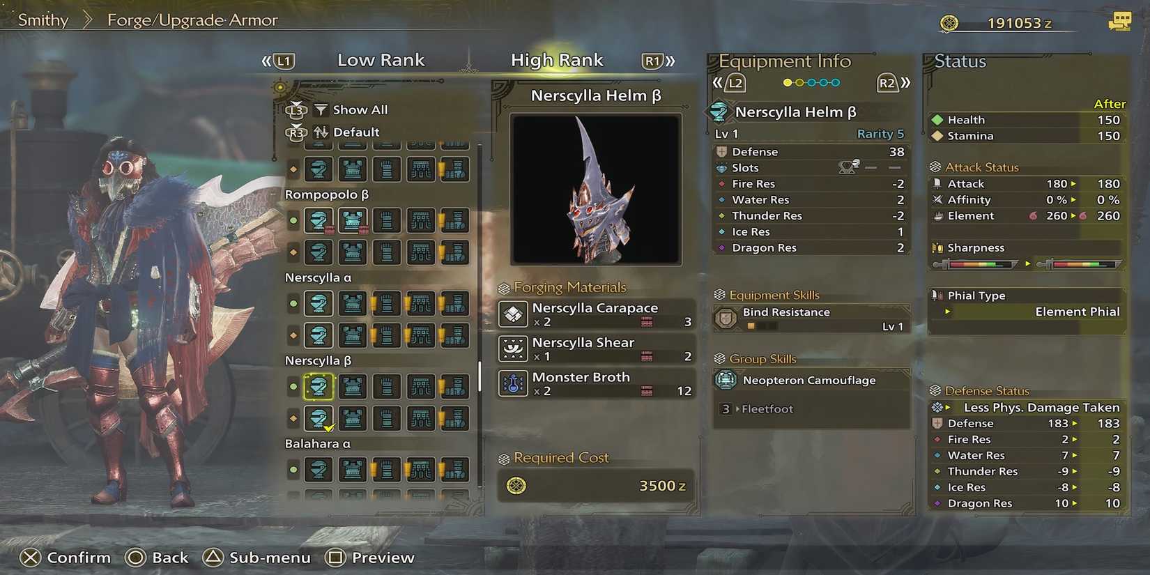 Monster Hunter Wilds - Armor with Monster Broth