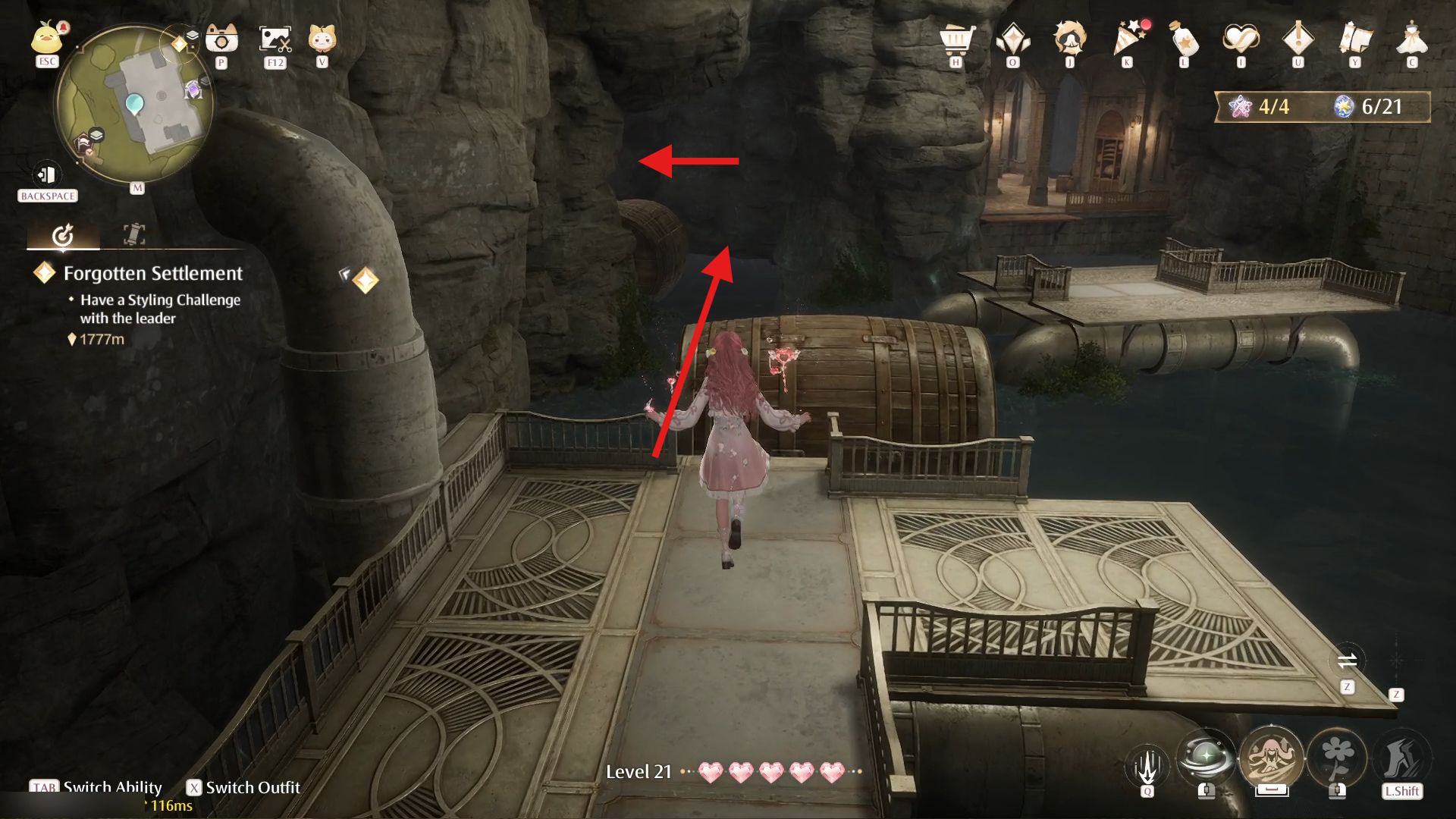 Infinity Nikki: All Whimstars & Dews of Inspiration in Ripple Wine Cellar
