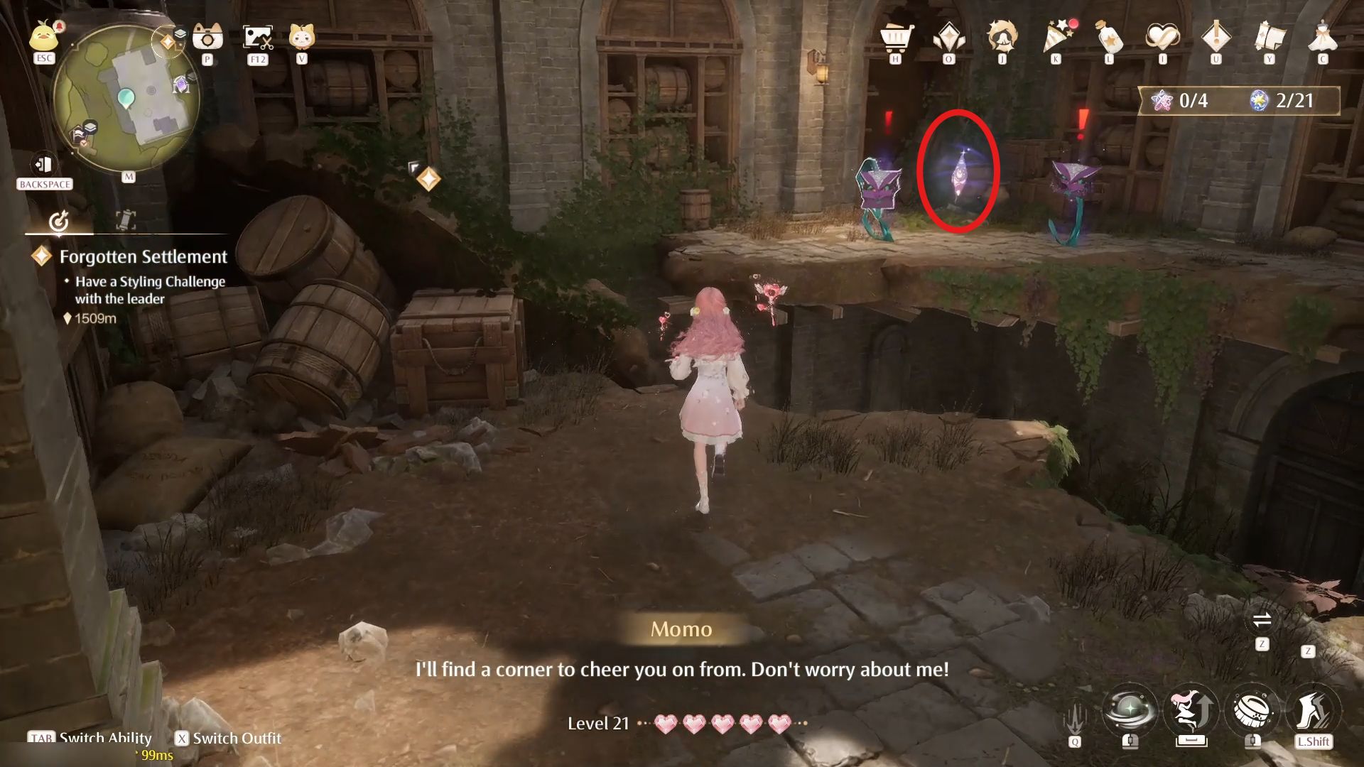 Infinity Nikki: All Whimstars & Dews of Inspiration in Ripple Wine Cellar