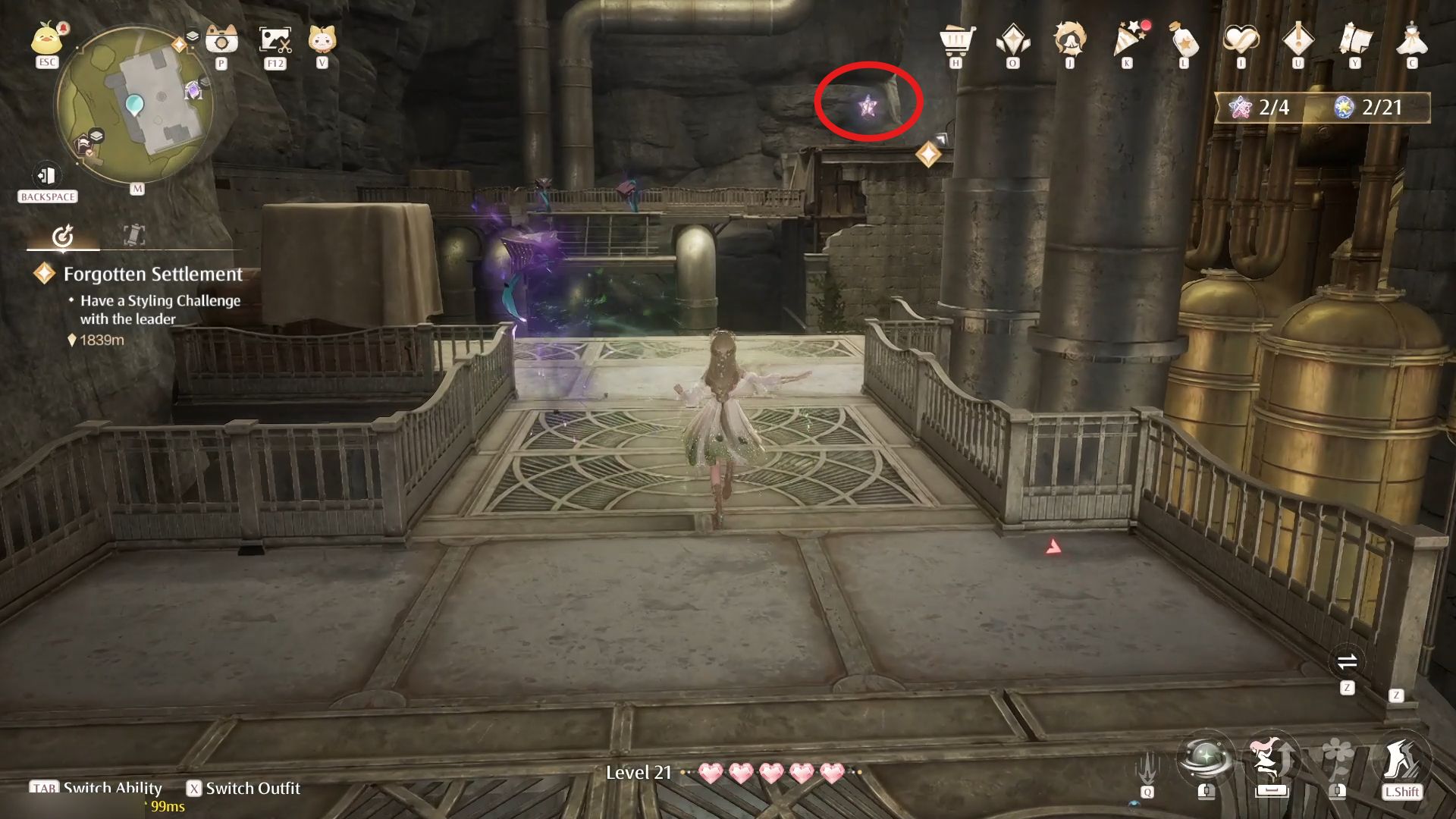 Infinity Nikki: All Whimstars & Dews of Inspiration in Ripple Wine Cellar