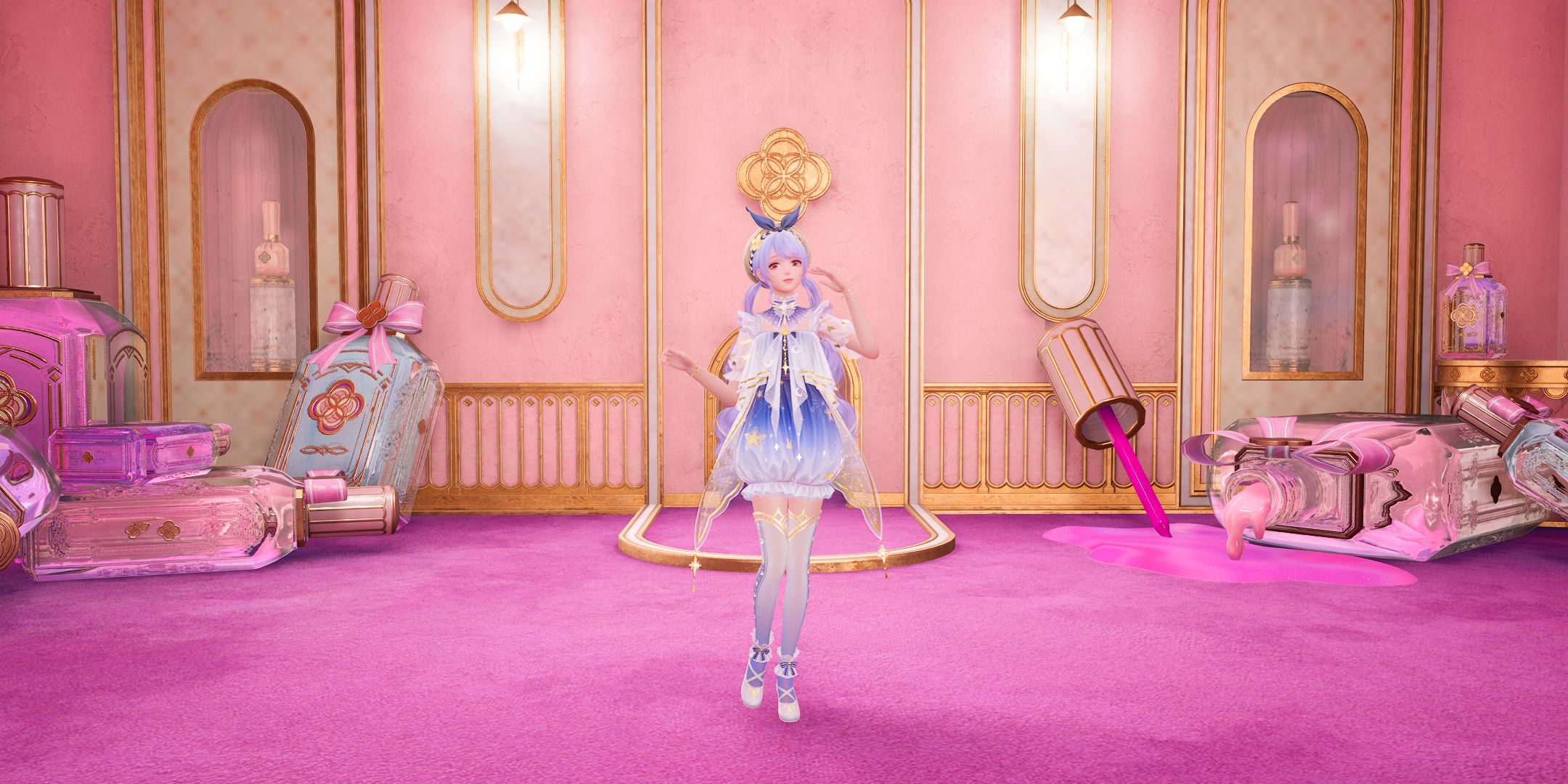 Infinity Nikki All Whimstars and Dews of Inspiration in the Beauty Lab