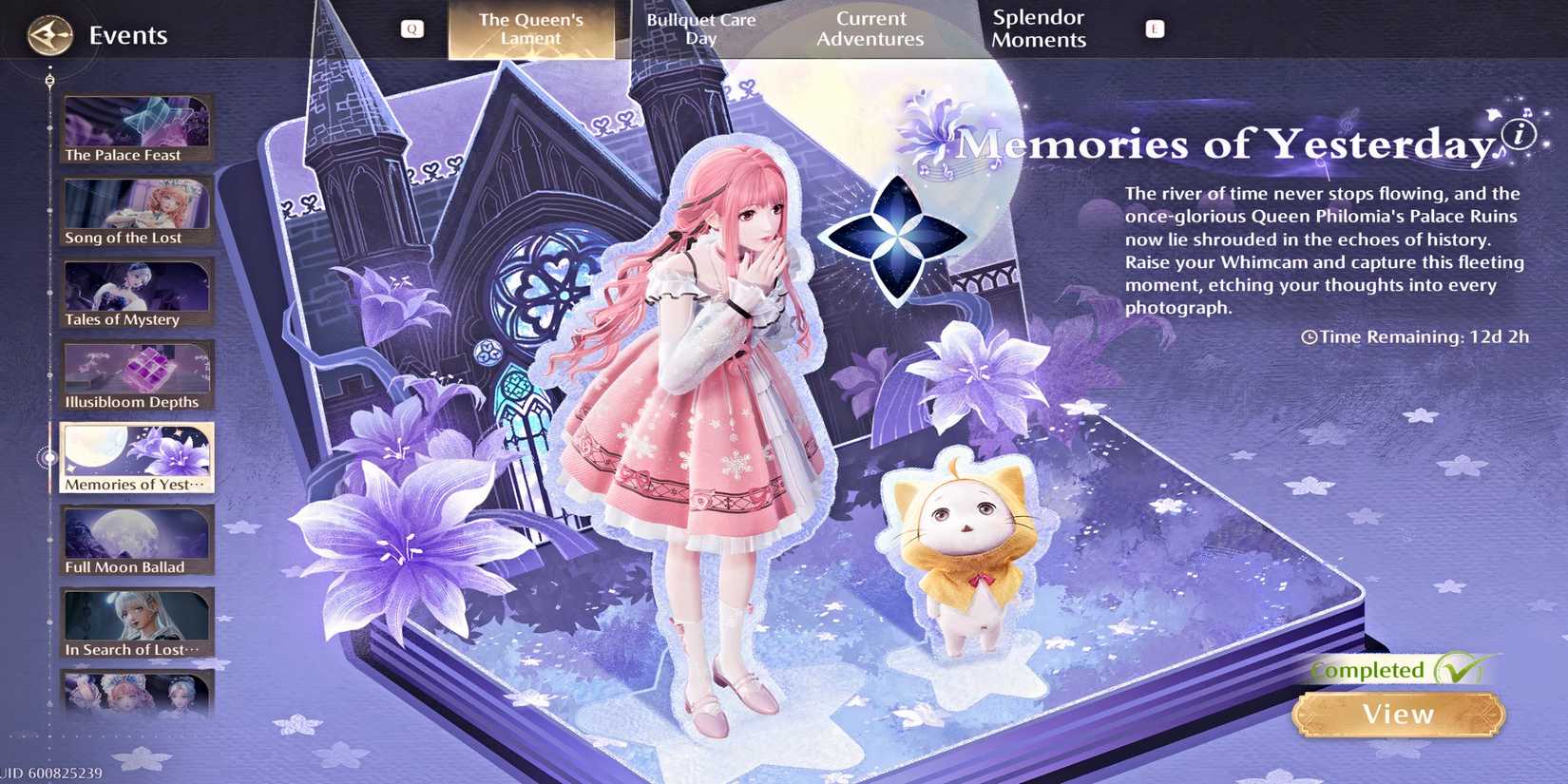 infinity-nikki-memories-of-yesterday-menu-1