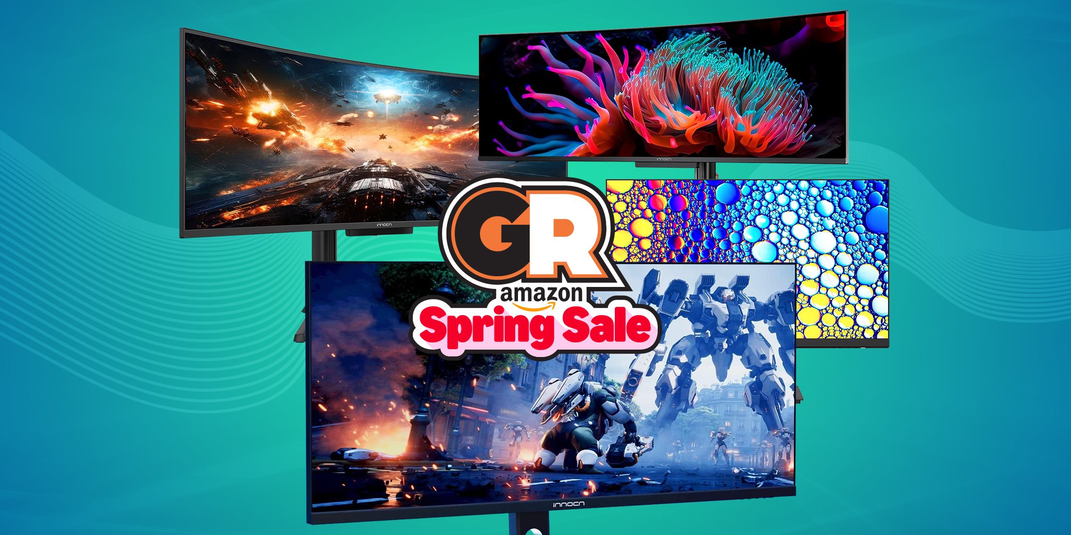 La célula de Spring Innocn contiene más de $ 100 en muchos monitores de juegos curvos y ultraves