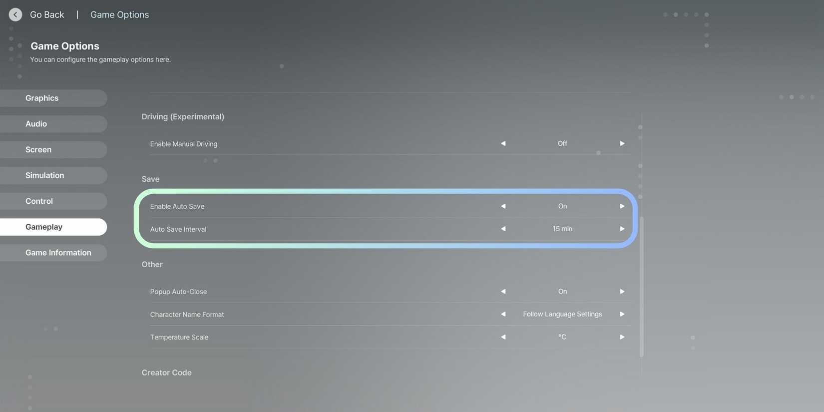 InZOI Autosave Feature